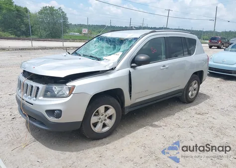 2014 Jeep Compass Sport from USA, damaged, VIN 1C4NJCBA7ED537409